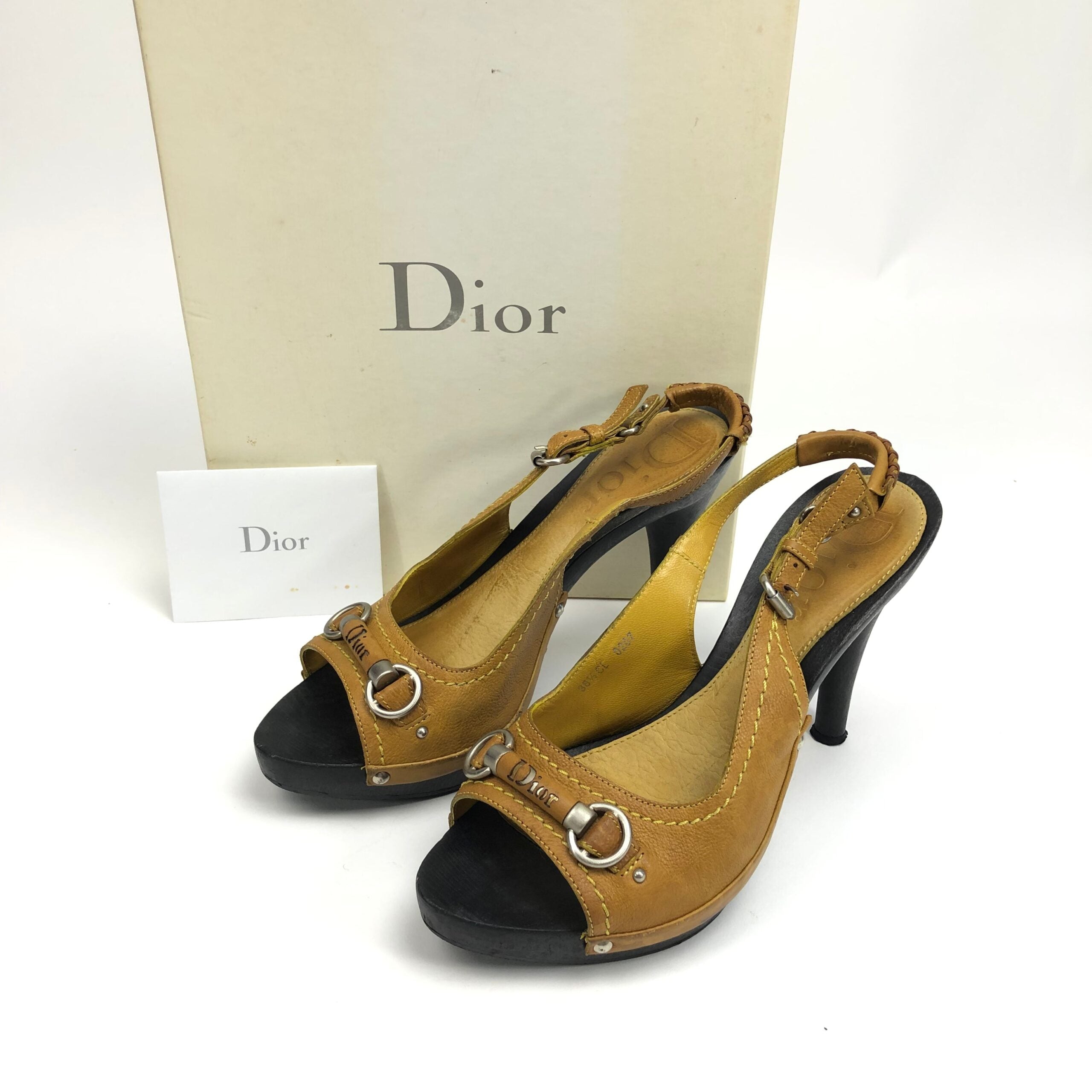 CHRISTIAN DIOR HEELS -  UK 5.5 / US 7.5 / EU 38.5