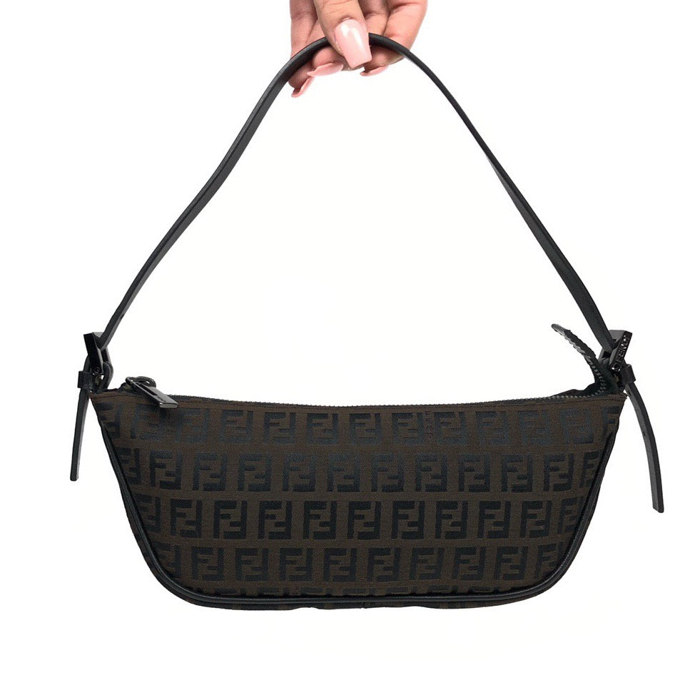 FENDI ZUCCA SHOULDER BAG