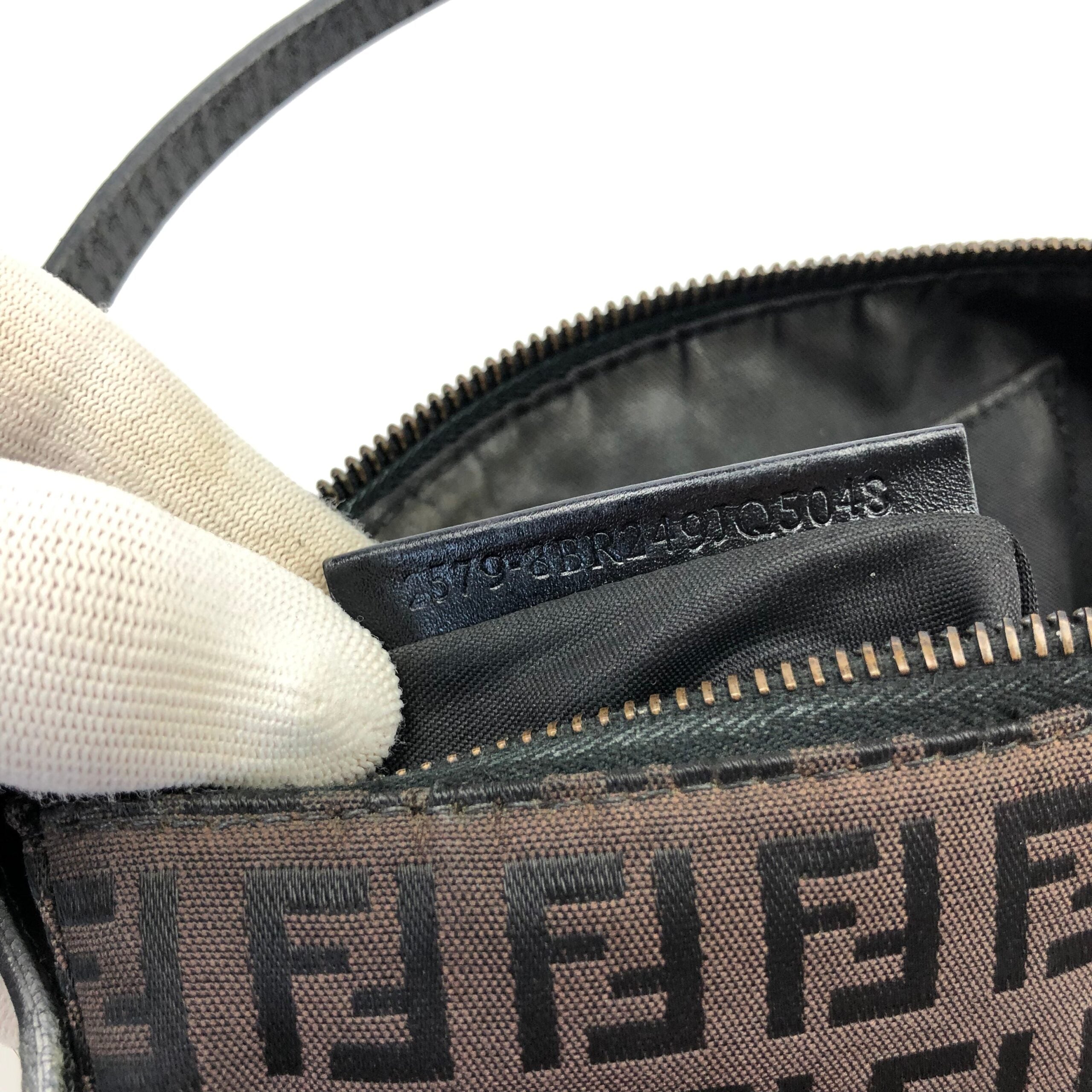 FENDI ZUCCA SHOULDER BAG
