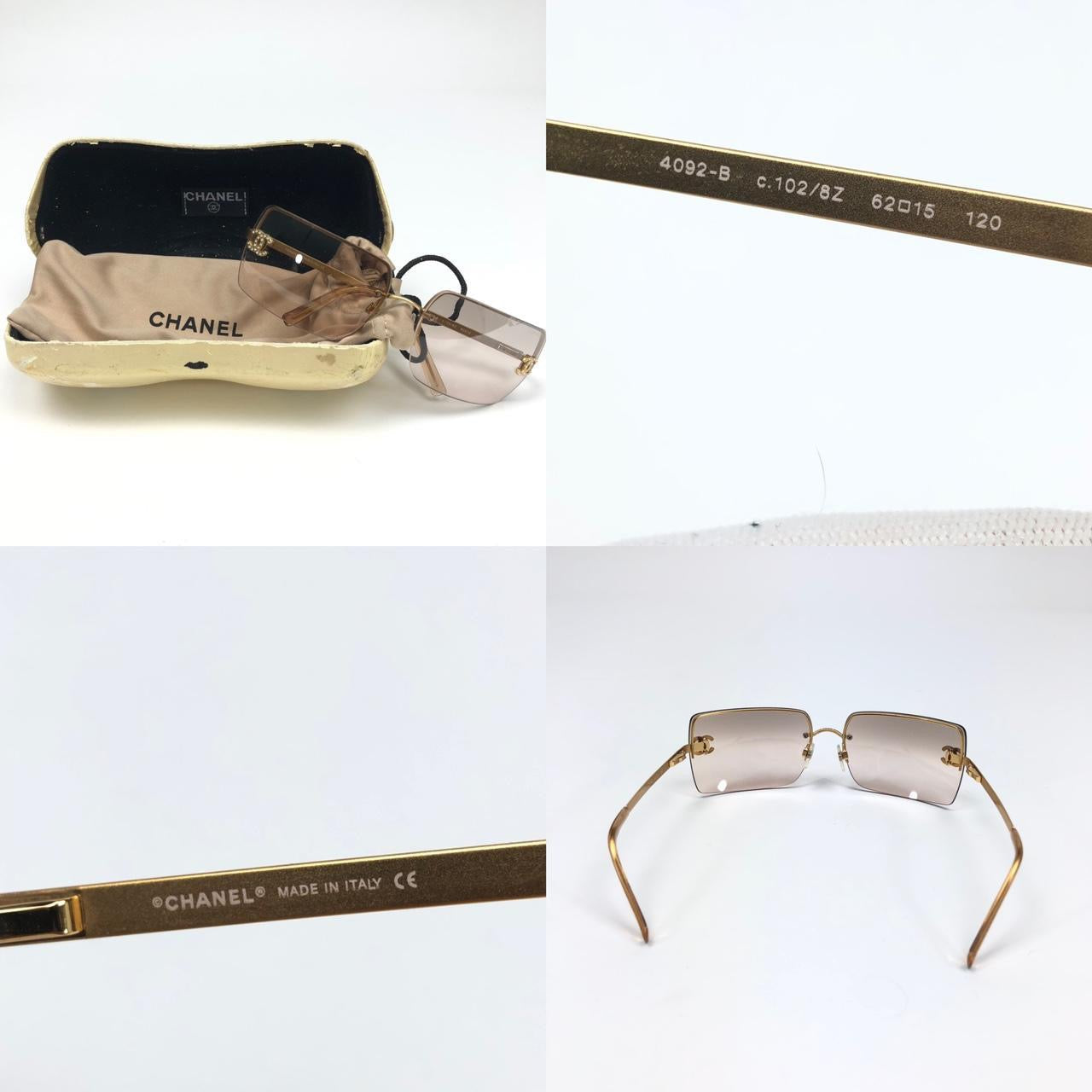 CHANEL RIMLESS SUNGLASSES