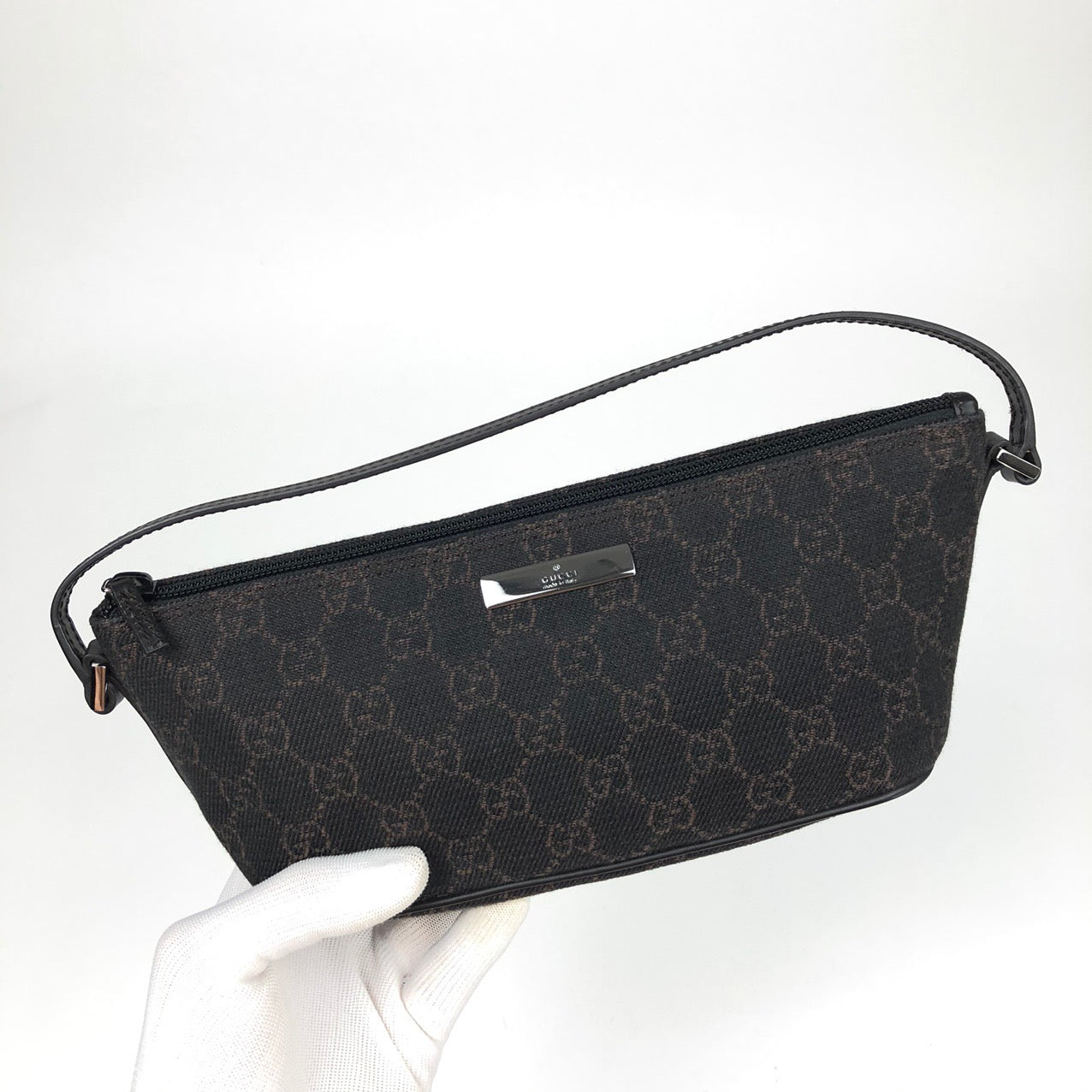 GUCCI MONOGRAM SHOULDER BAG