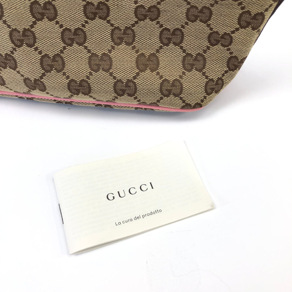 GUCCI MONOGRAM SHOULDER BAG