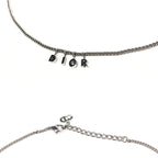 CHRISTIAN DIOR SPELL-OUT NECKLACE