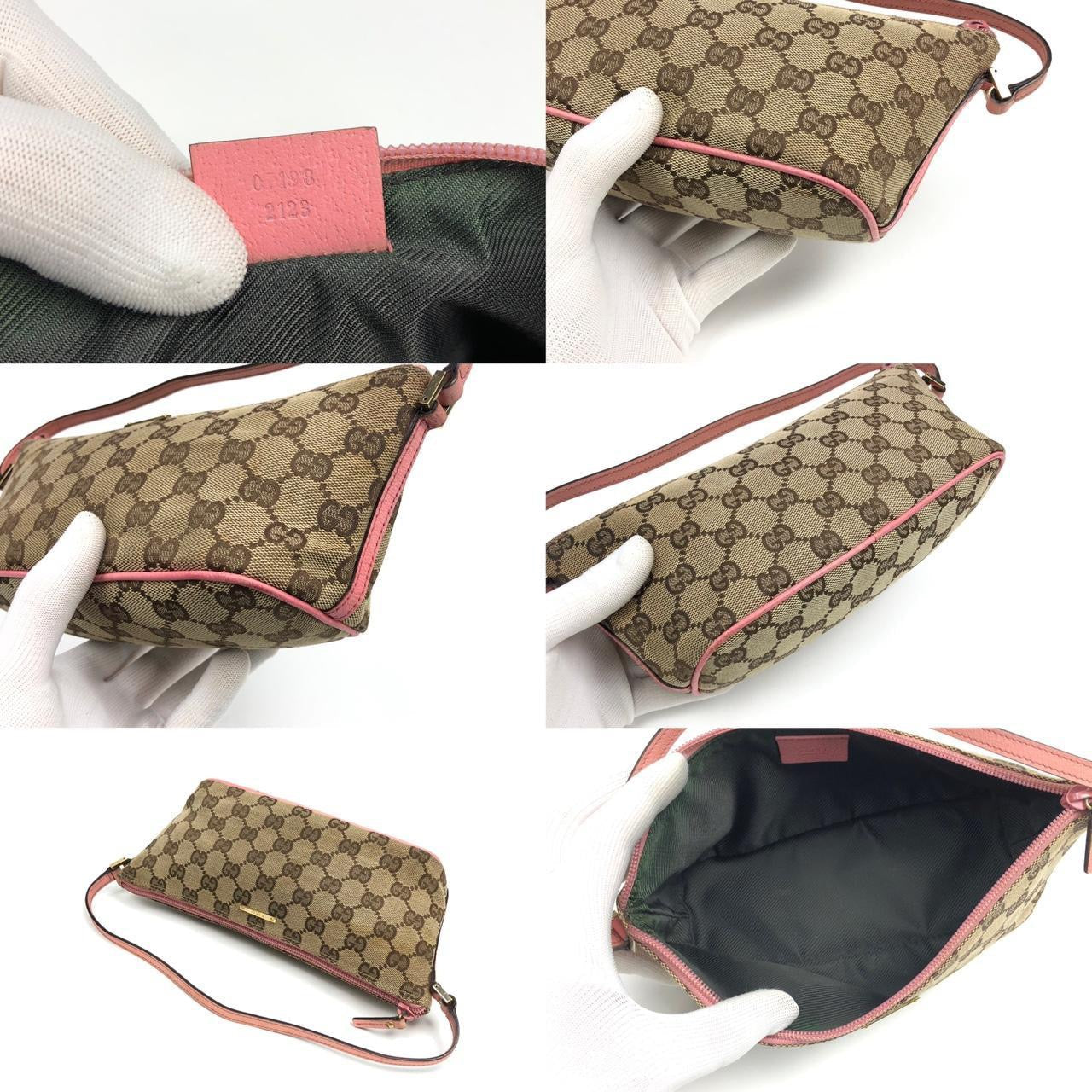 GUCCI MONOGRAM SHOULDER BAG