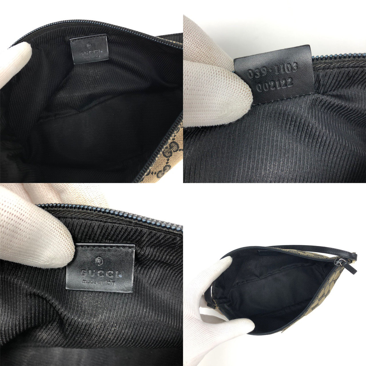 GUCCI MONOGRAM SHOULDER BAG