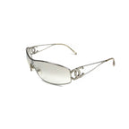 CHANEL RIMLESS VISOR SUNGLASSES