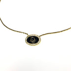 CHRISTIAN DIOR MONOGRAM NECKLACE