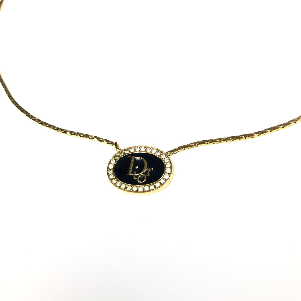 CHRISTIAN DIOR MONOGRAM NECKLACE