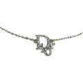 CHRISTIAN DIOR JEWELLED MONOGRAM NECKLACE
