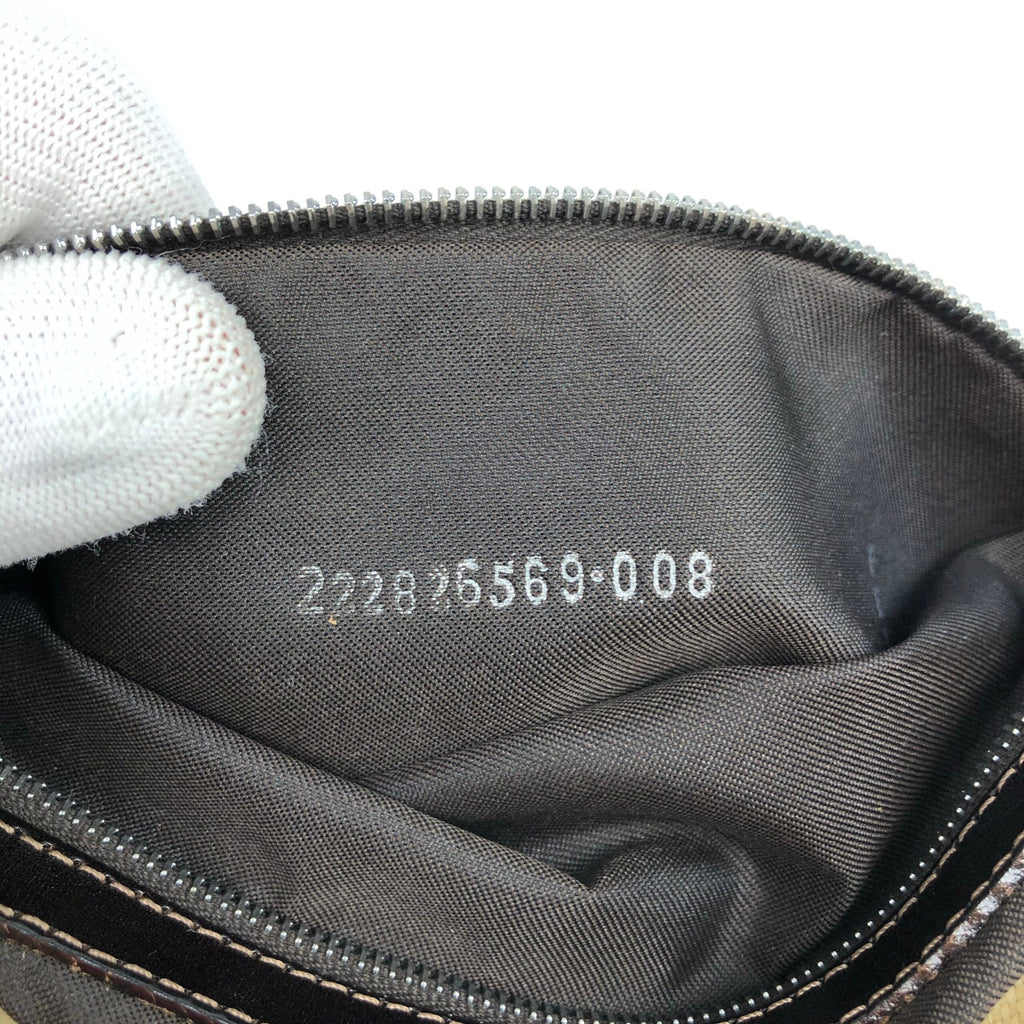 FENDI ZUCCA SHOULDER BAG