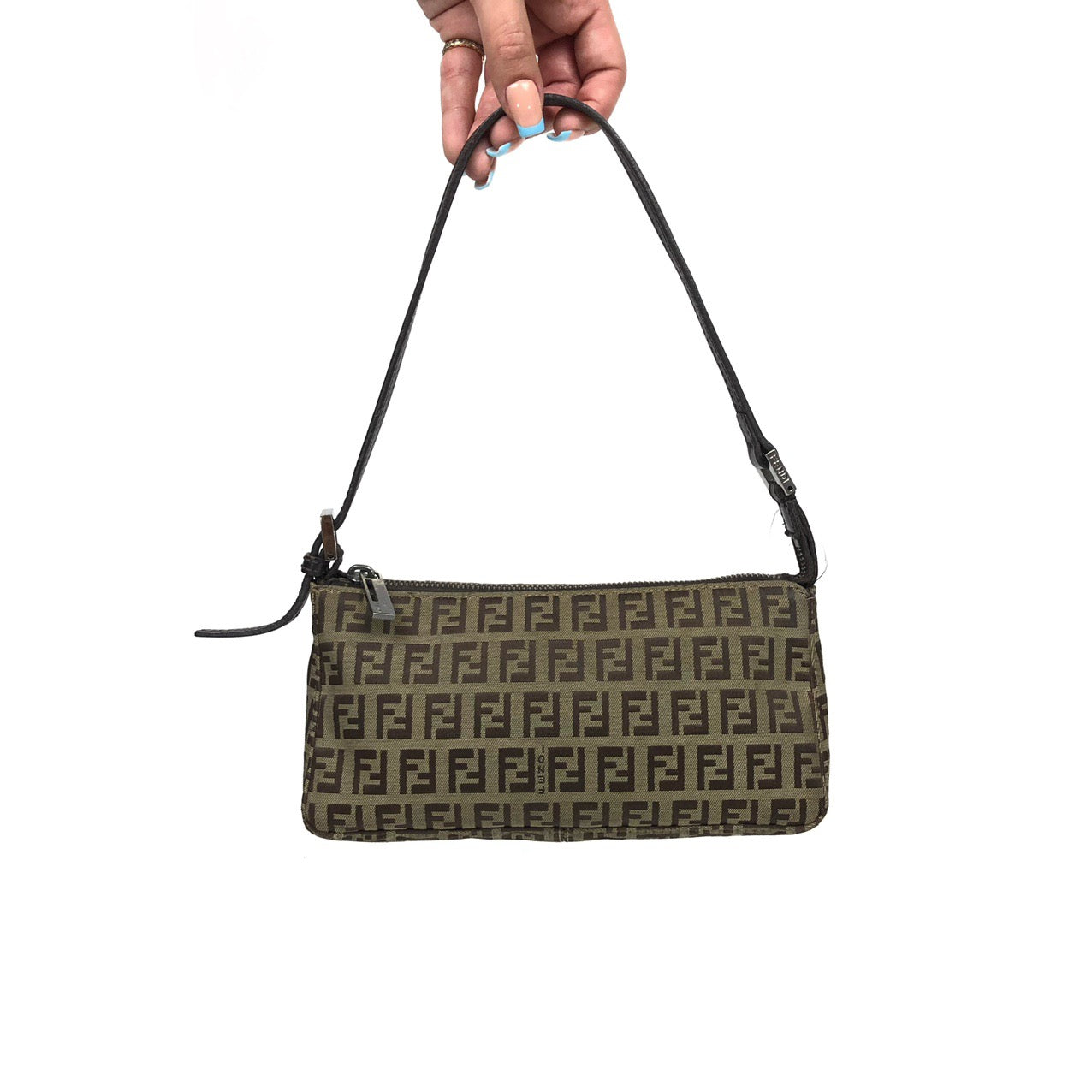 FENDI ZUCCA SHOULDER BAG