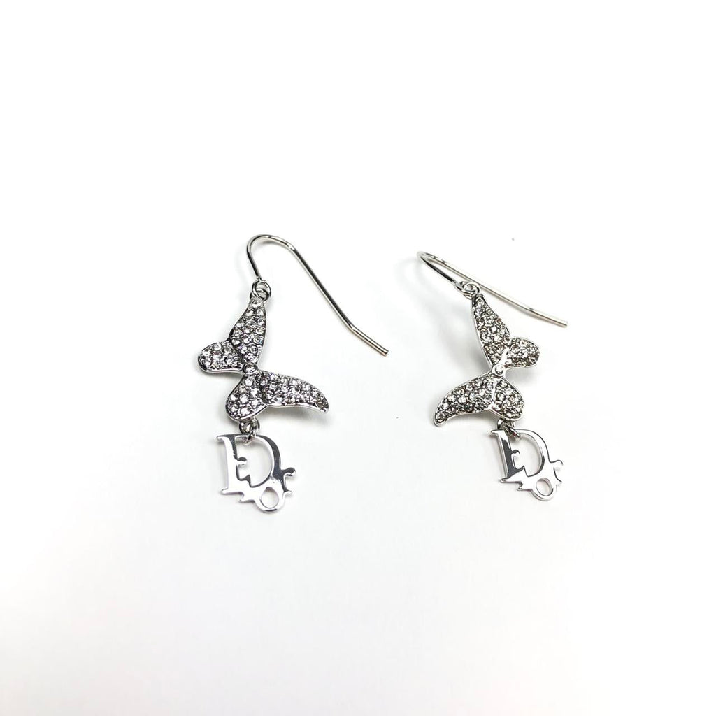 CHRISTIAN DIOR JEWELLED EARRINGS