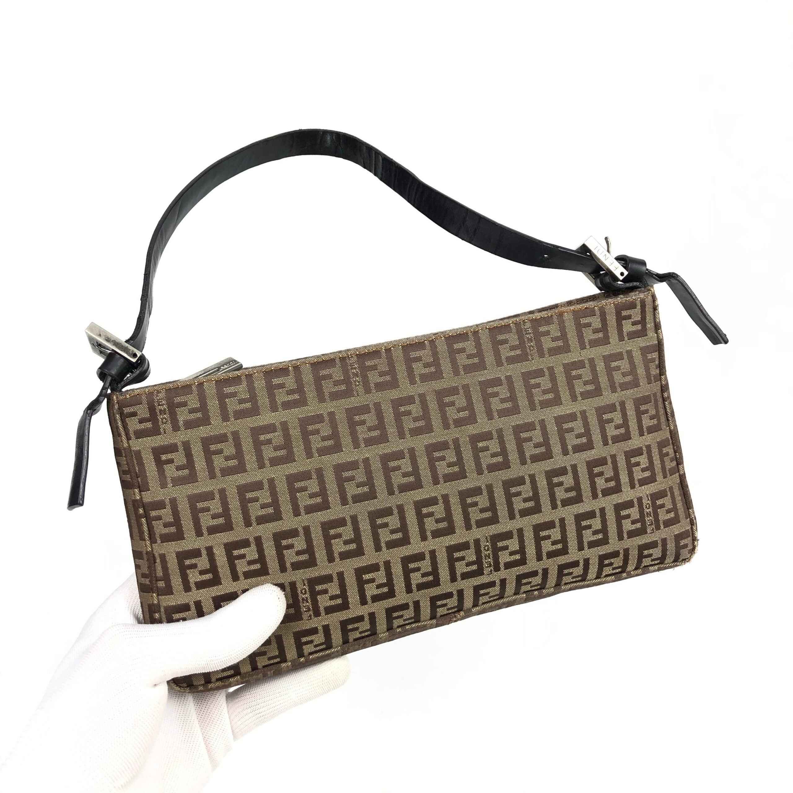 FENDI ZUCCA SHOULDER BAG