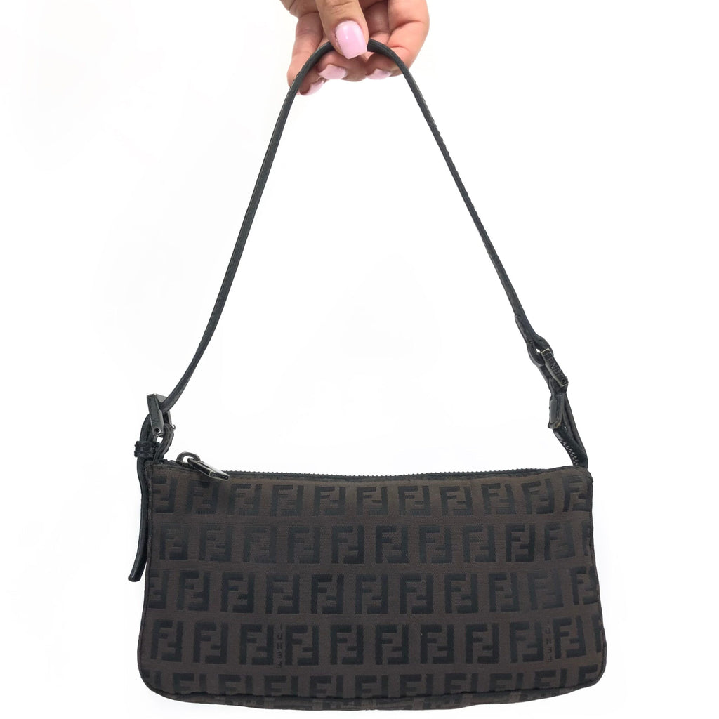 FENDI ZUCCA SHOULDER BAG
