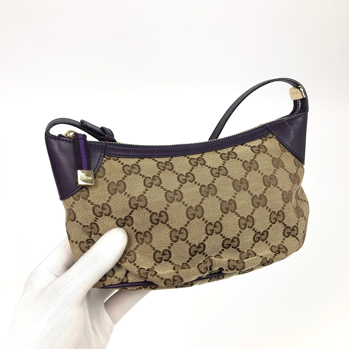 GUCCI MONOGRAM SHOULDER BAG