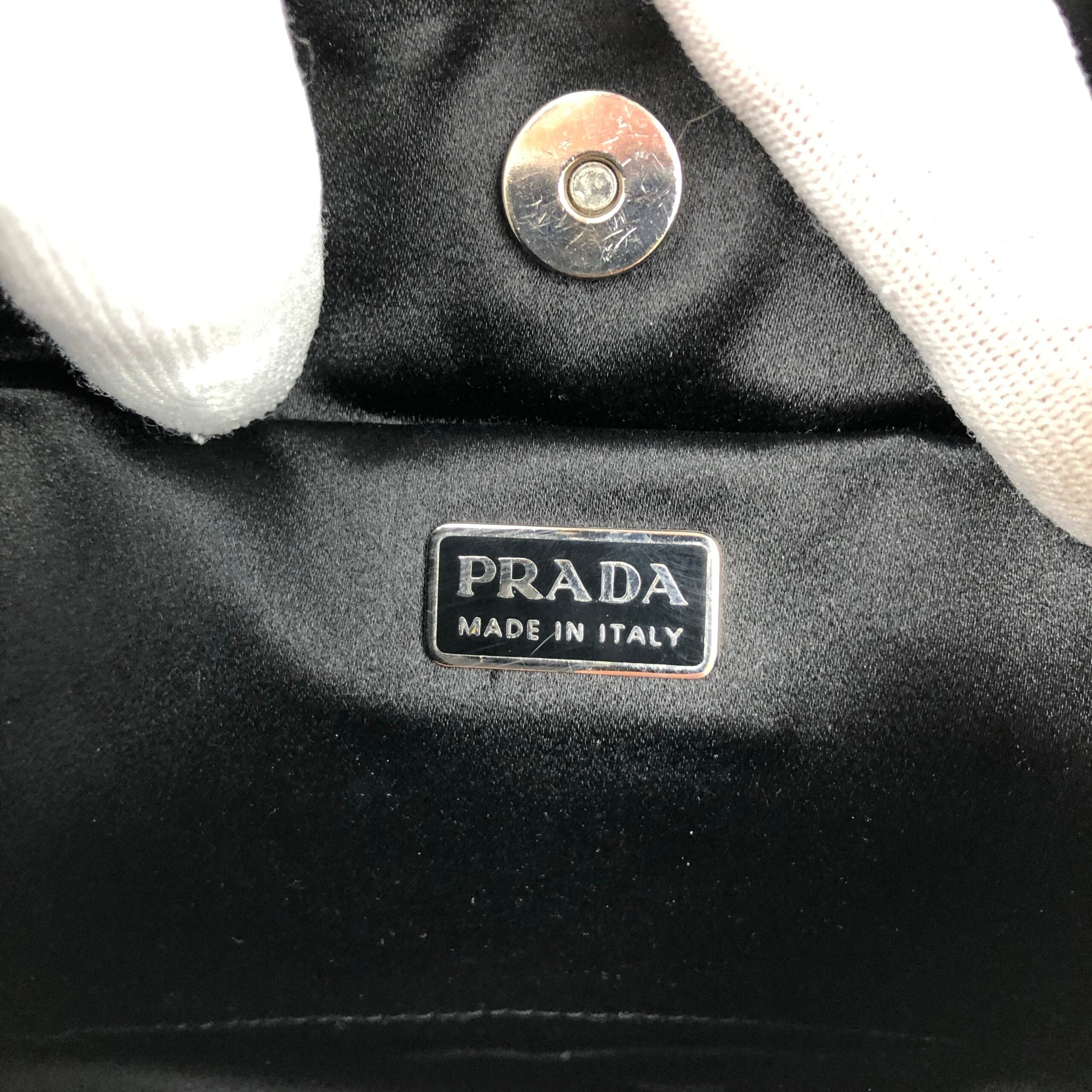 PRADA TWO-TONE SHOULDER BAG