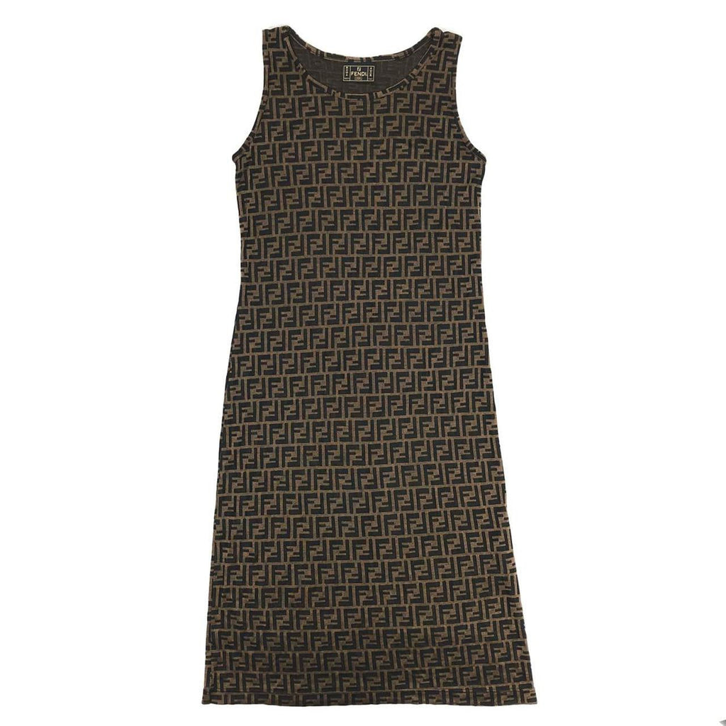 FENDI ZUCCA MAXI DRESS