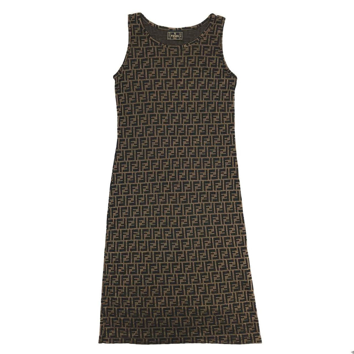 FENDI ZUCCA MAXI DRESS