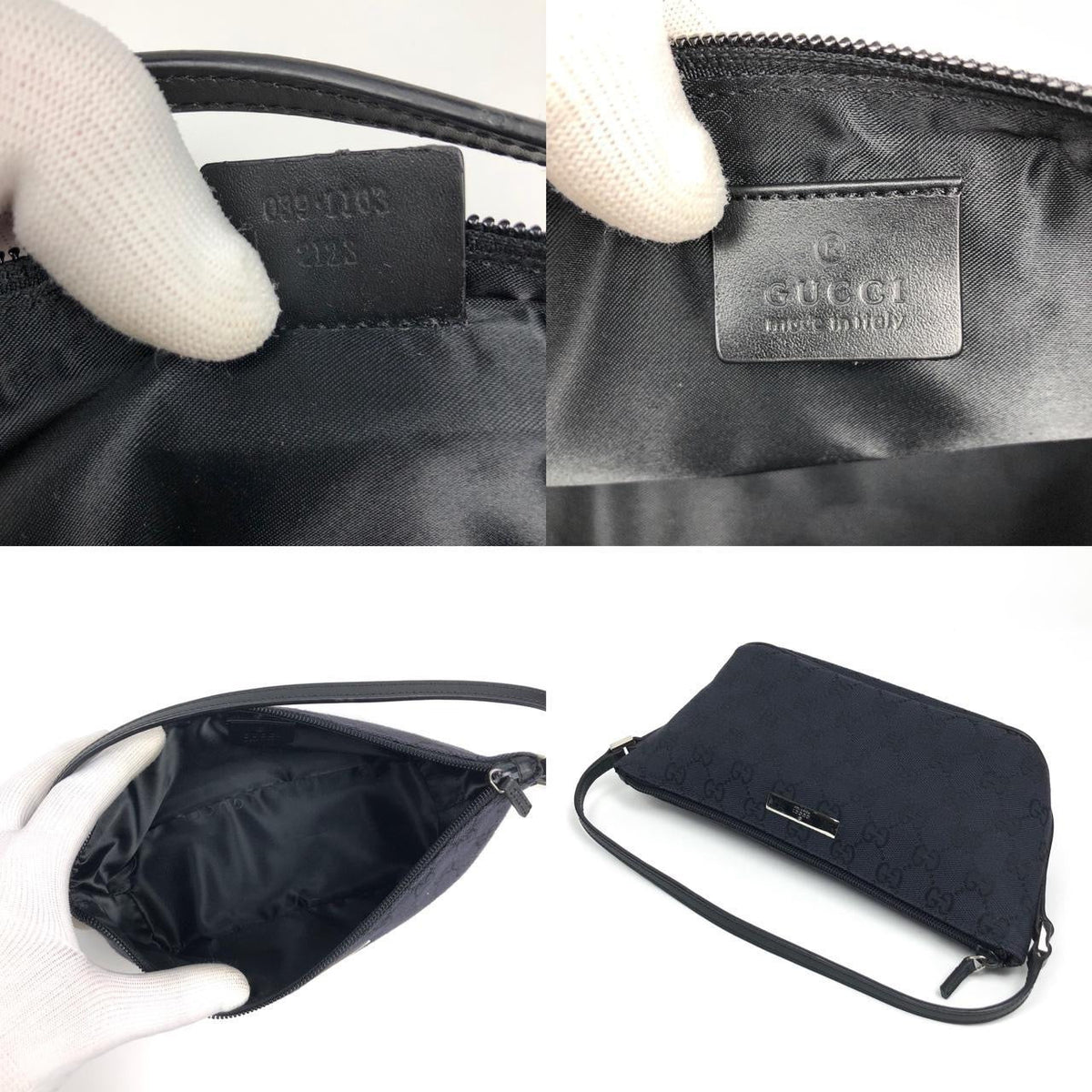 GUCCI MONOGRAM SHOULDER BAG