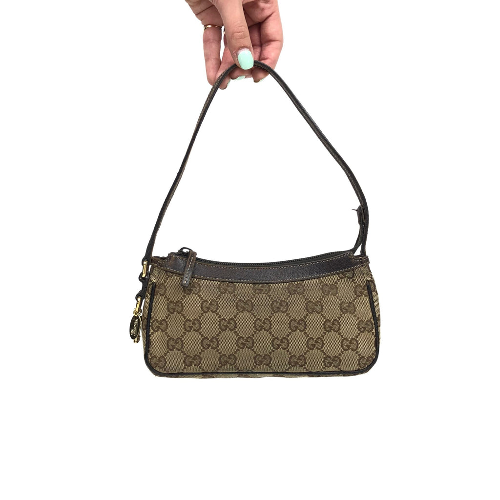 GUCCI MONOGRAM SHOULDER BAG