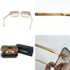 CHANEL RIMLESS SUNGLASSES