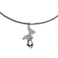 CHRISTIAN DIOR MONOGRAM BUTTERFLY NECKLACE