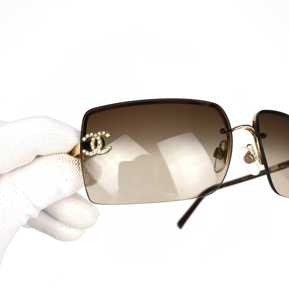 CHANEL RIMLESS SUNGLASSES