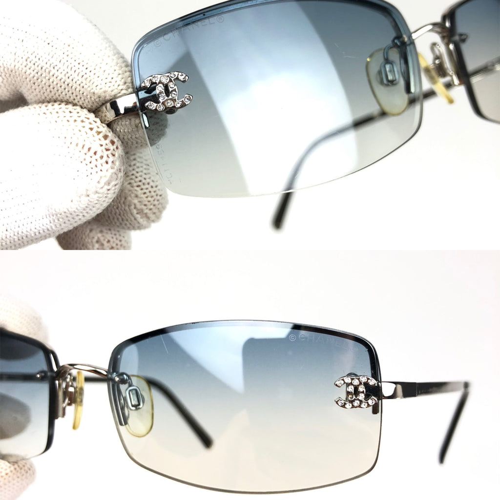 CHANEL BLUE GRADIENT SUNGLASSES