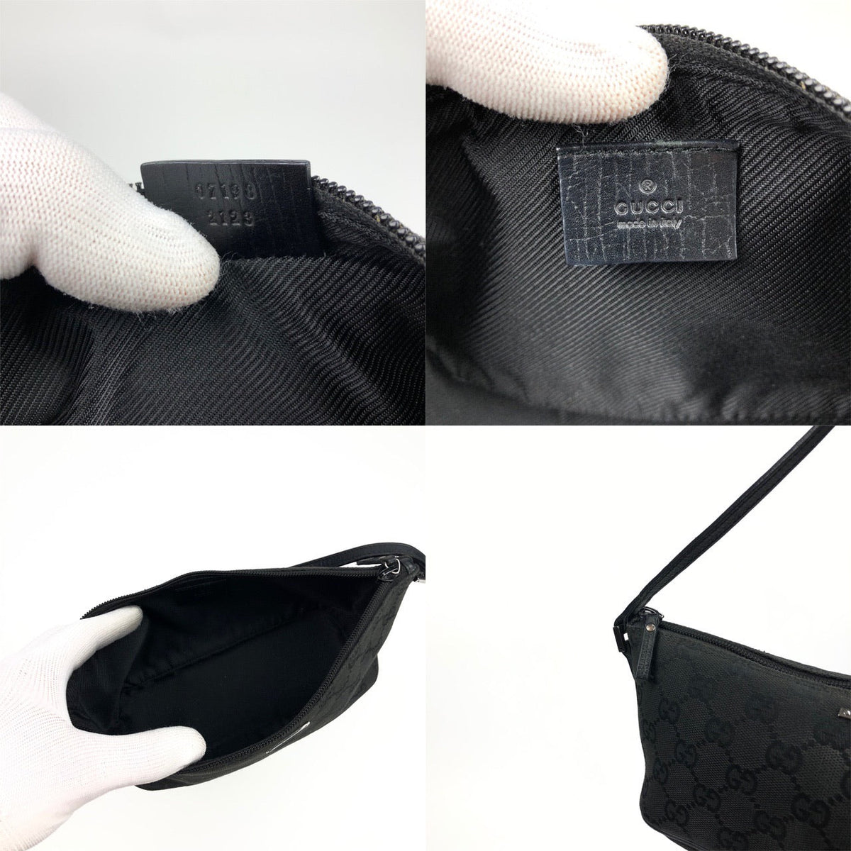 GUCCI MONOGRAM SHOULDER BAG