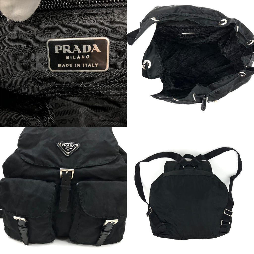 PRADA NYLON DOUBLE BUCKLE BACKPACK