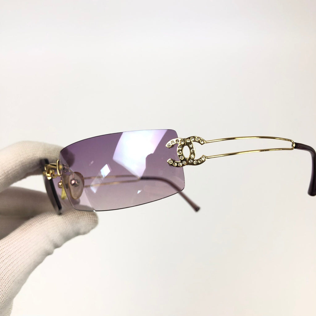 CHANEL RIMLESS SUNGLASSES