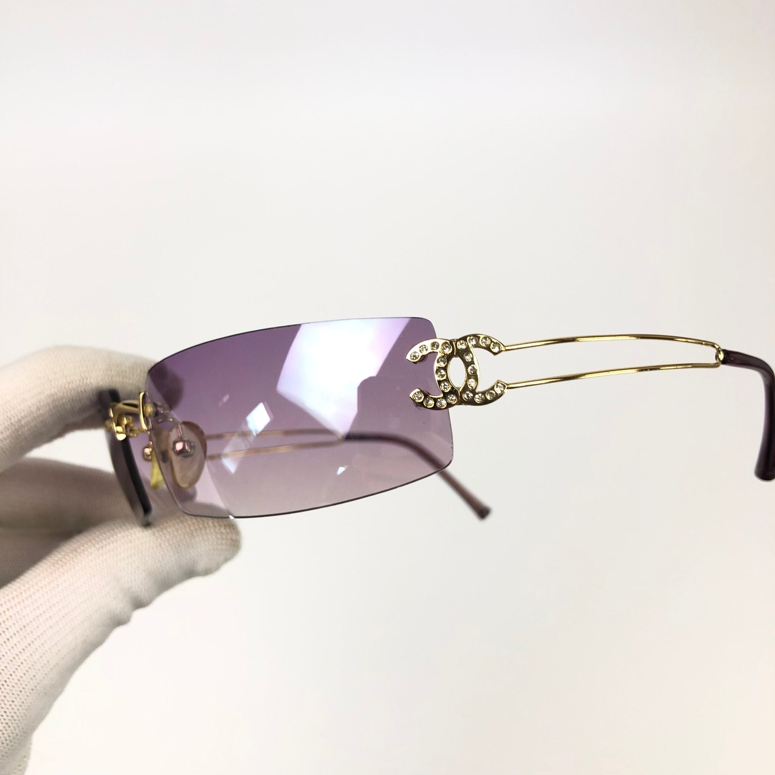 CHANEL RIMLESS SUNGLASSES