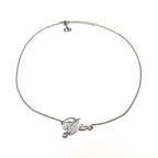 CHRISTIAN DIOR SPELL-OUT NECKLACE