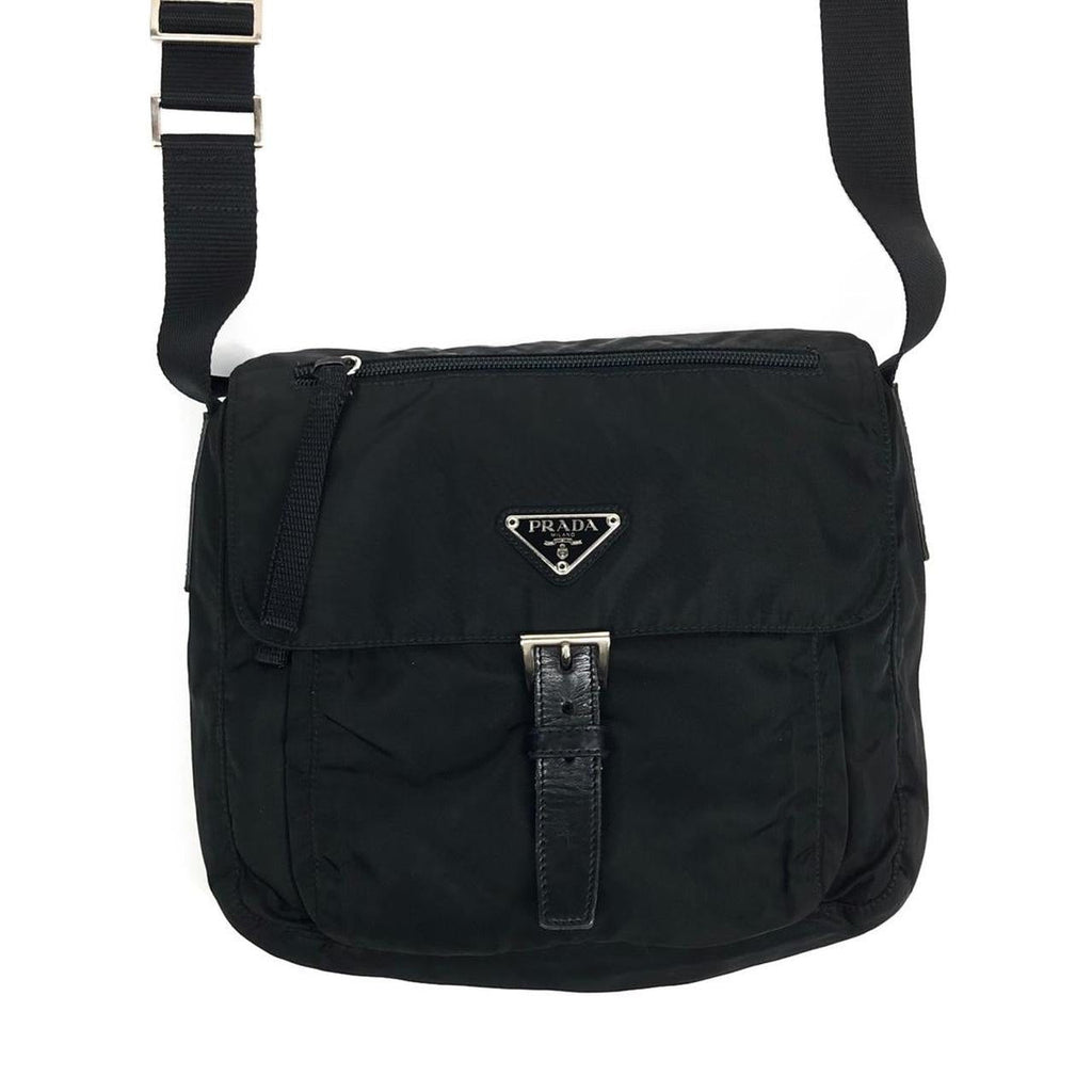 PRADA NYLON BUCKLE CROSSBODY BAG