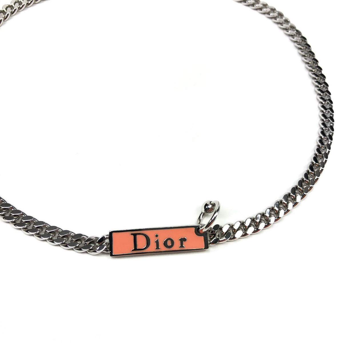 CHRISTIAN DIOR PIERCING CHOKER NECKLACE