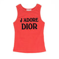 CHRISTIAN DIOR RIBBED ‘J’ADORE DIOR’ TOP
