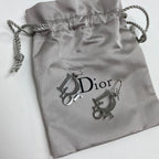 CHRISTIAN DIOR MONOGRAM EARRINGS