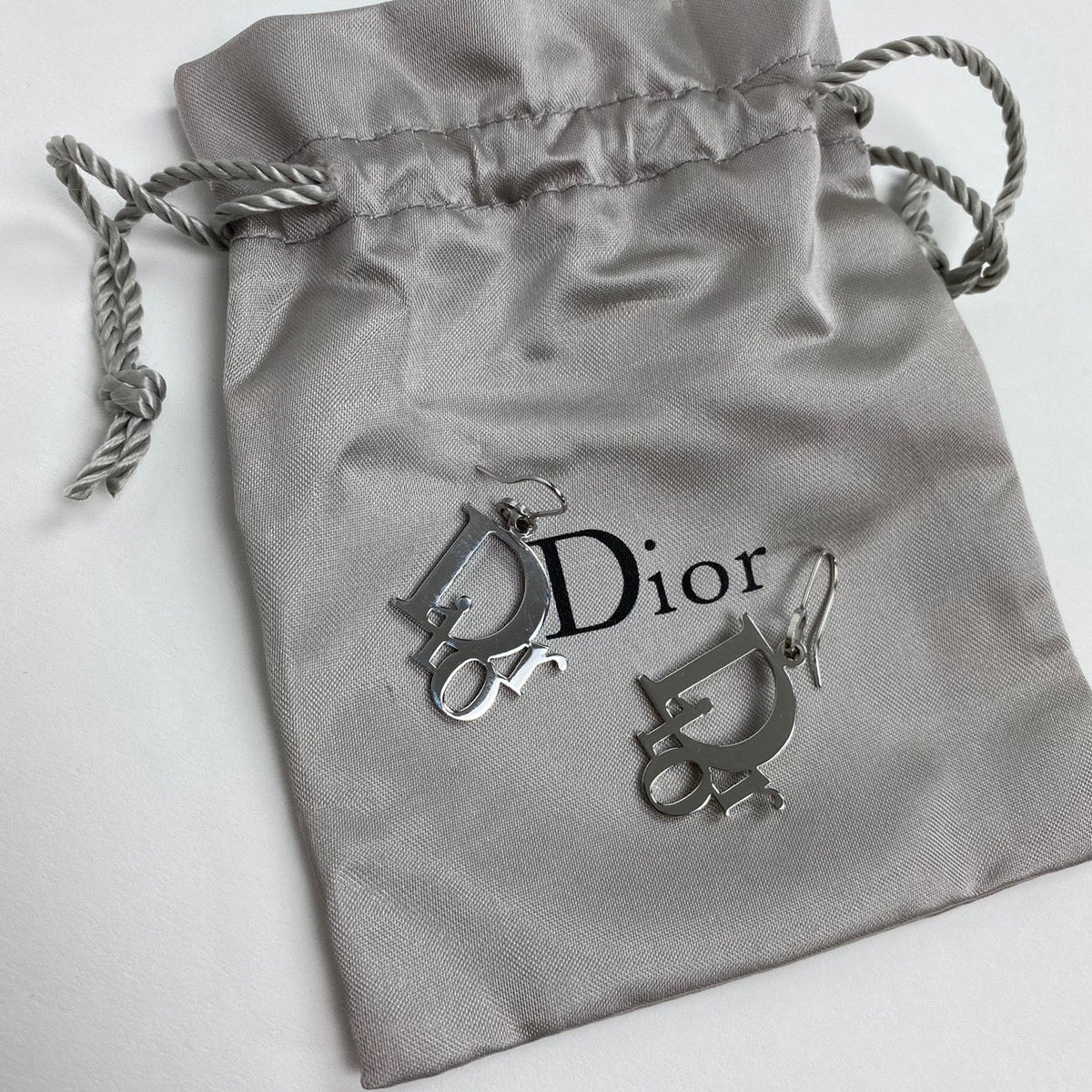 CHRISTIAN DIOR MONOGRAM EARRINGS
