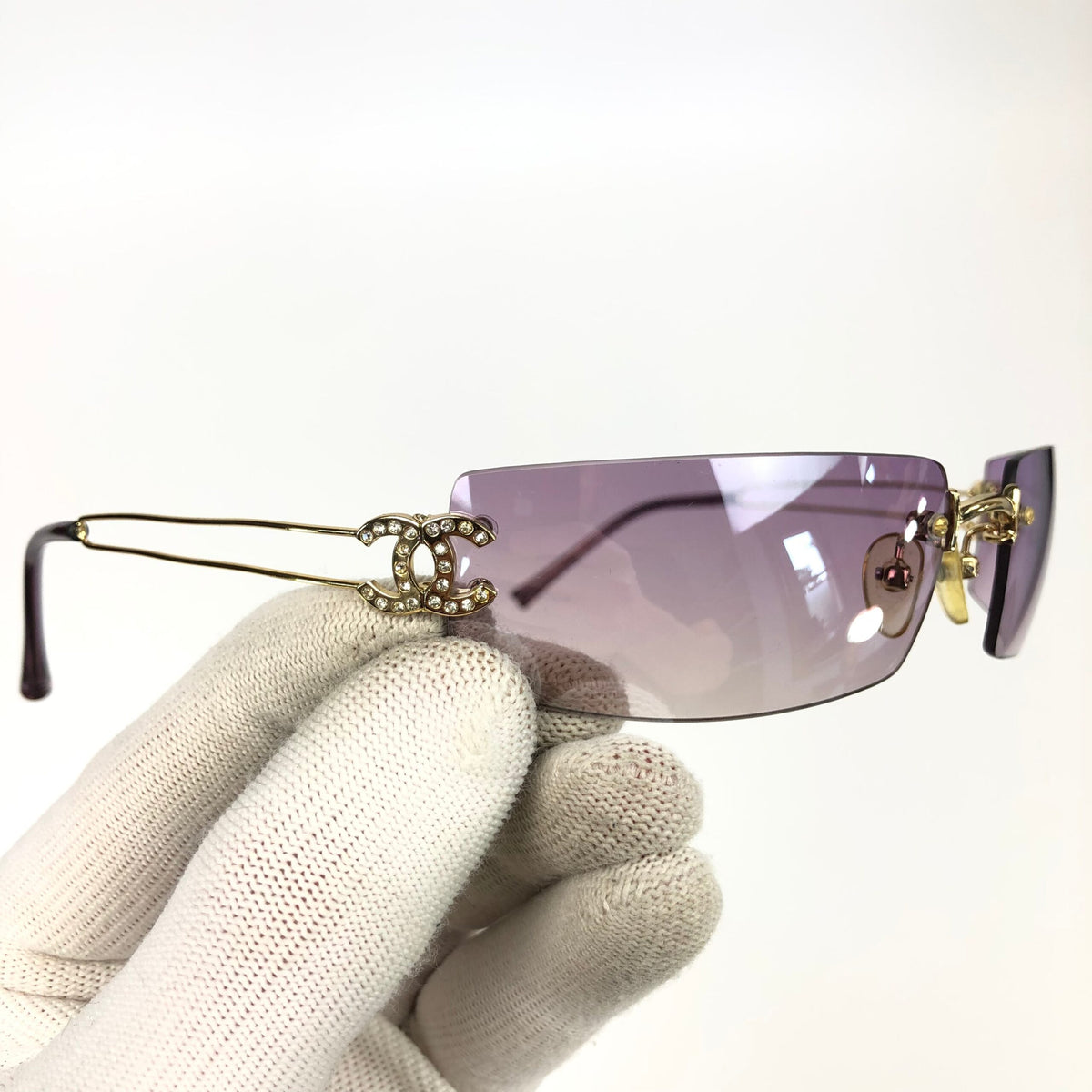 CHANEL RIMLESS SUNGLASSES