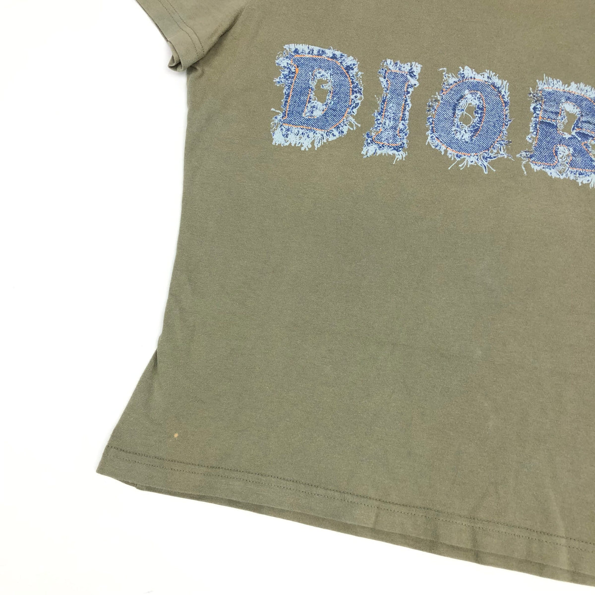 CHRISTIAN DIOR DENIM PRINT T-SHIRT