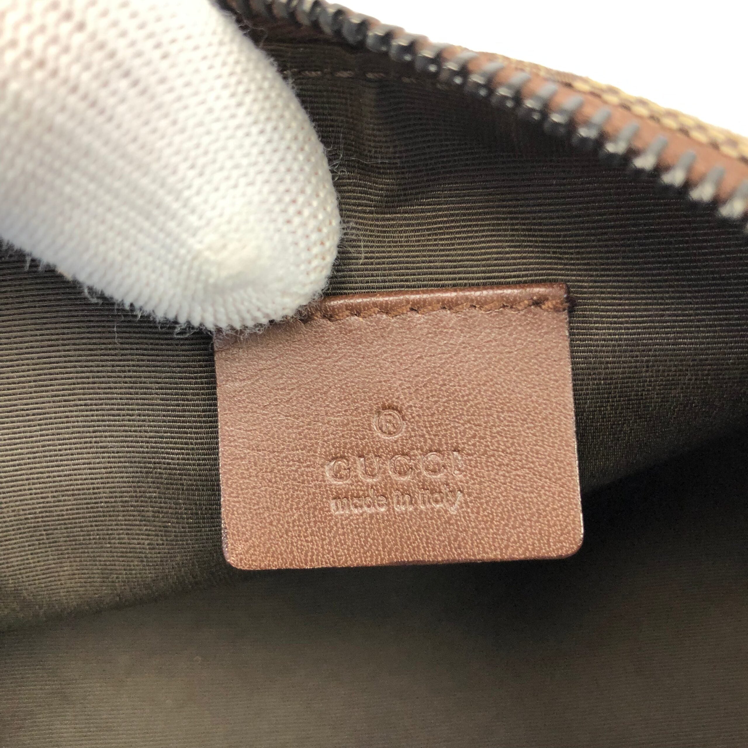 GUCCI MONOGRAM SHOULDER BAG