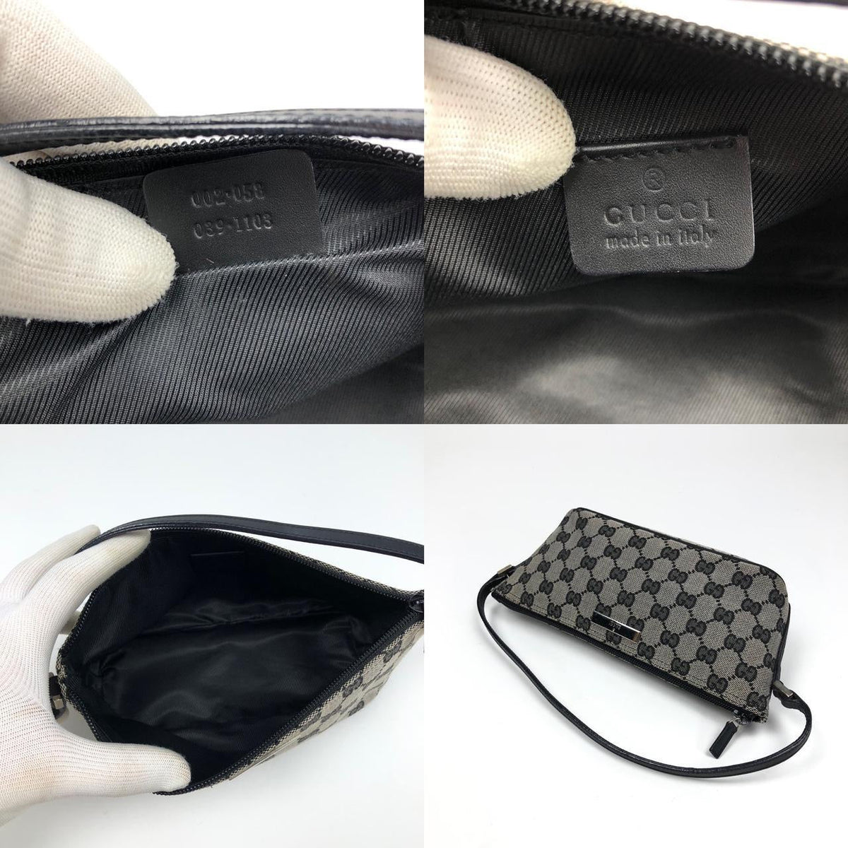 GUCCI MONOGRAM SHOULDER BAG
