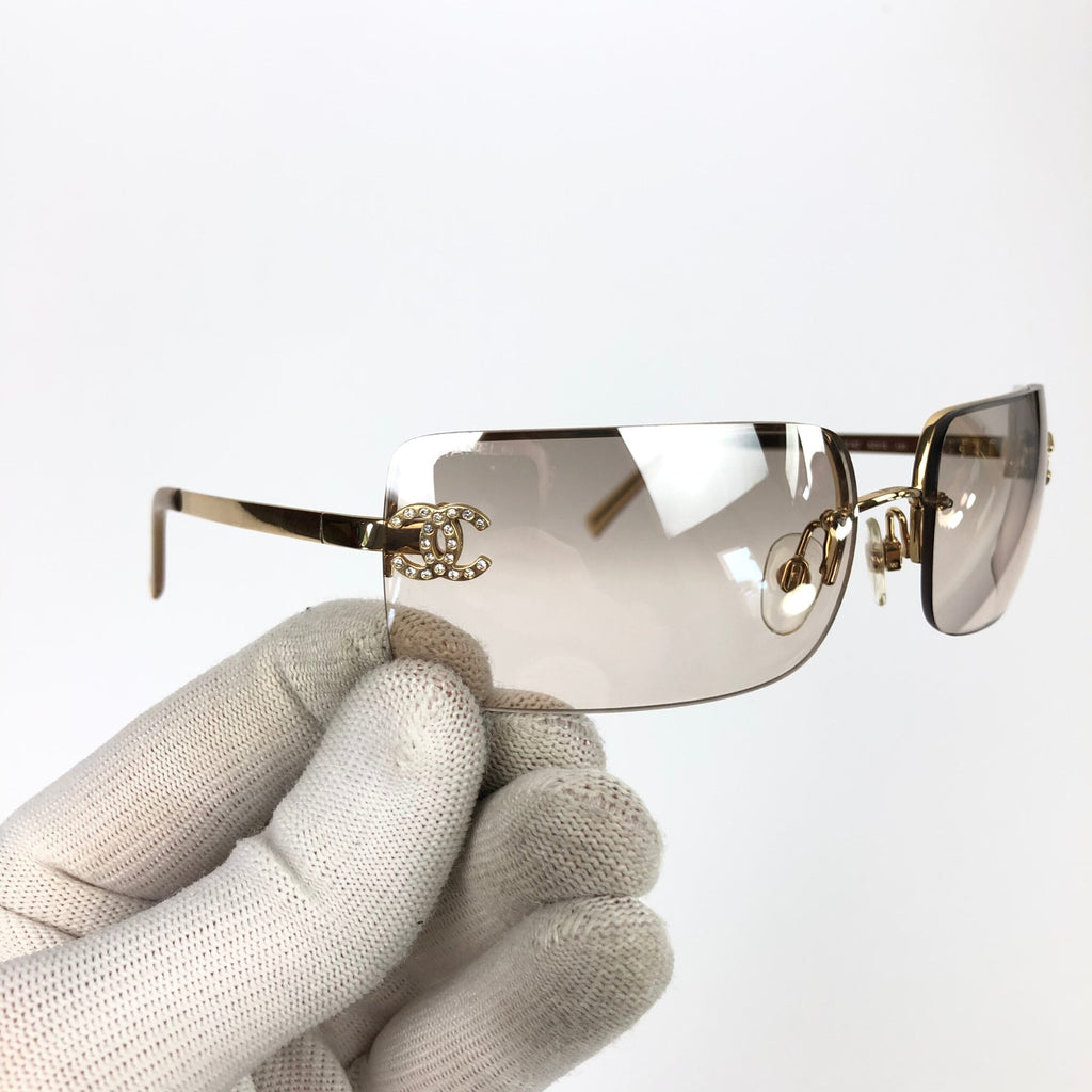 CHANEL RIMLESS SUNGLASSES