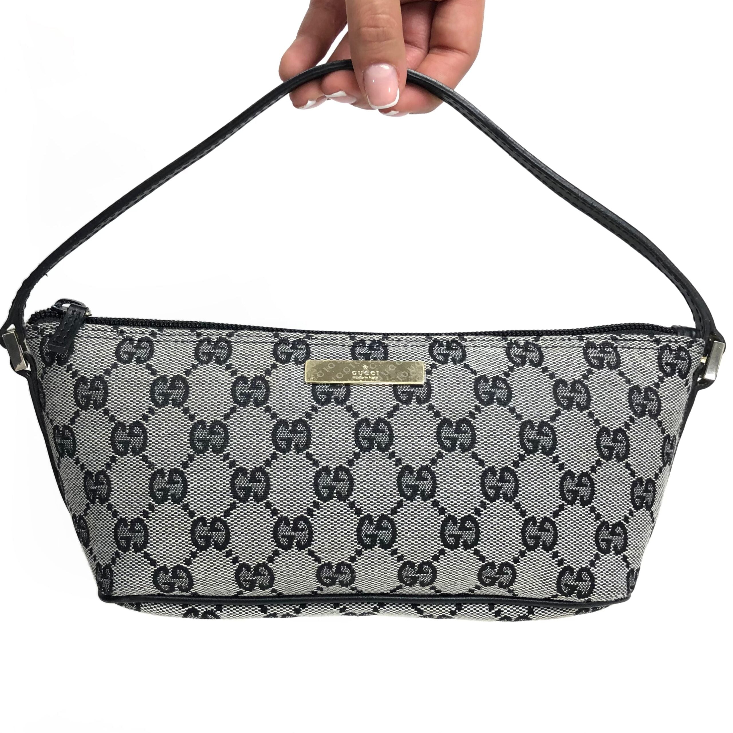 GUCCI MONOGRAM SHOULDER BAG