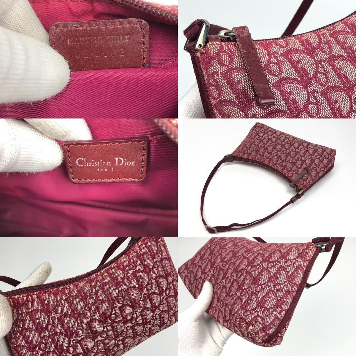 CHRISTIAN DIOR MONOGRAM SHOULDER BAG