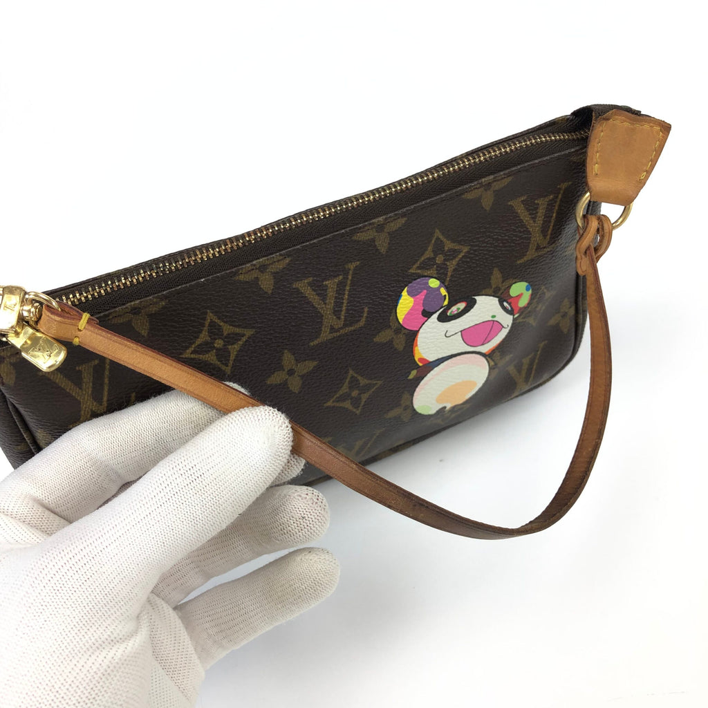 LOUIS VUITTON TAKASHI MURAKAMI PANDA POCHETTE BAG