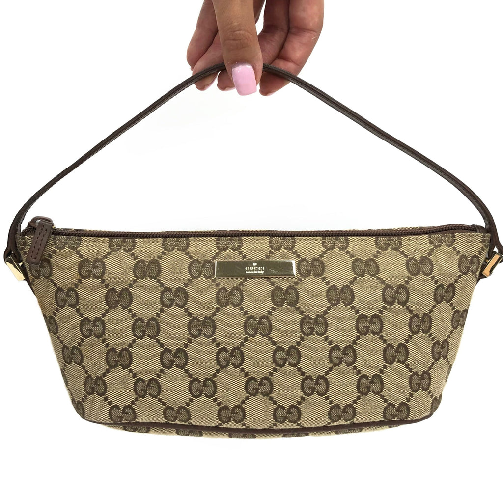 GUCCI MONOGRAM SHOULDER BAG