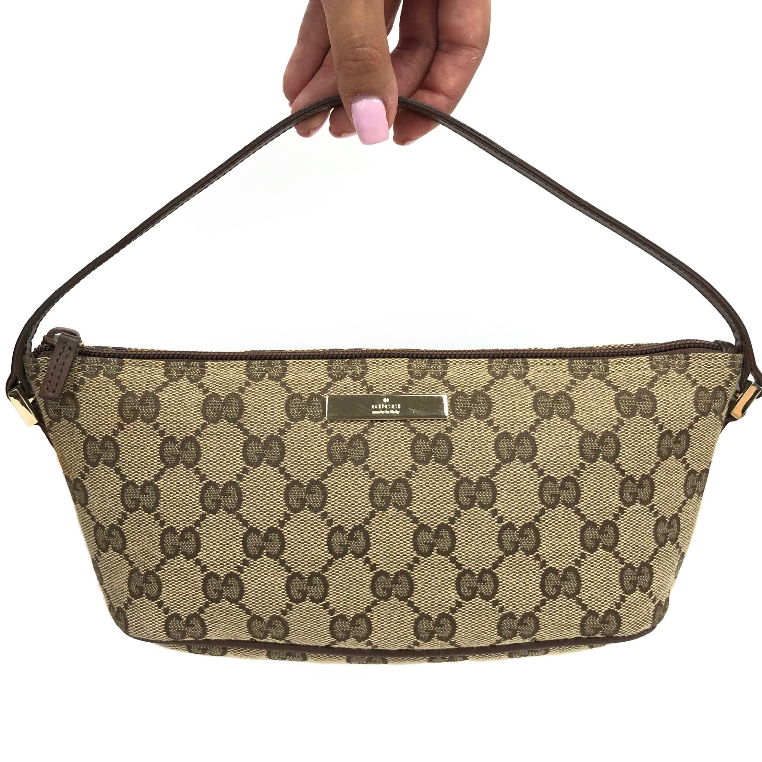 GUCCI MONOGRAM SHOULDER BAG