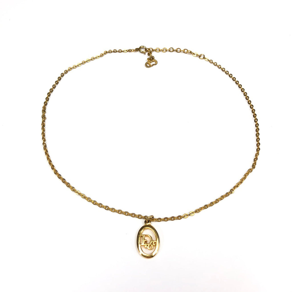 CHRISTIAN DIOR MONOGRAM NECKLACE