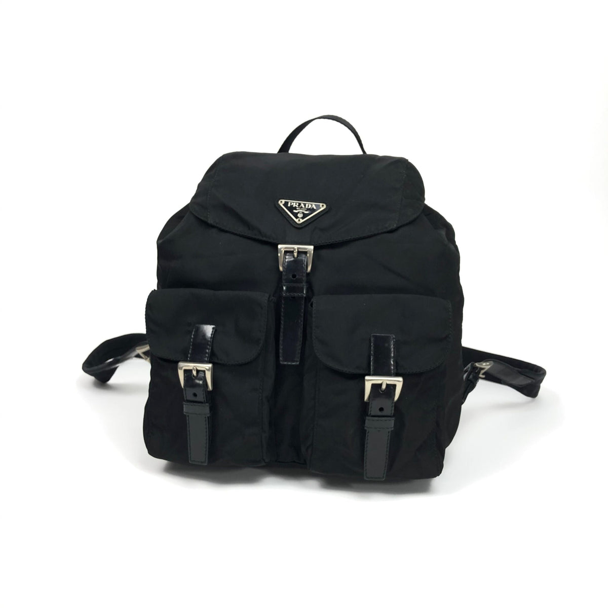 PRADA NYLON DOUBLE BUCKLE BACKPACK